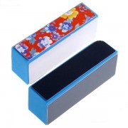 Buffer Albastru cu Floricele - Fin