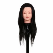 Cap pentru practica 30 cm, negru,par sintetic