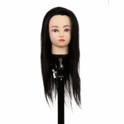 Cap pentru practica 40 cm, negru, par sintetic
