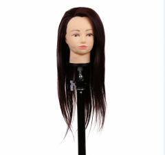 Cap pentru practica 45 cm, roscat, par sintetic