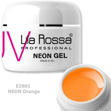 Gel color profesional Neon 5g Lila Rossa - Neon Orange