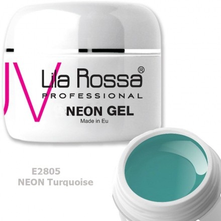 Gel color profesional Neon 5g Lila Rossa - Neon Turquoise
