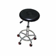 Scaun pentru cosmetica cu structura din metal - Negru