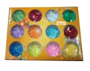 Sclipici fulgi de gheata set 12 bucati