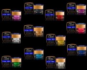 Set 12 buc Gel UV Colorate cu Sclipici